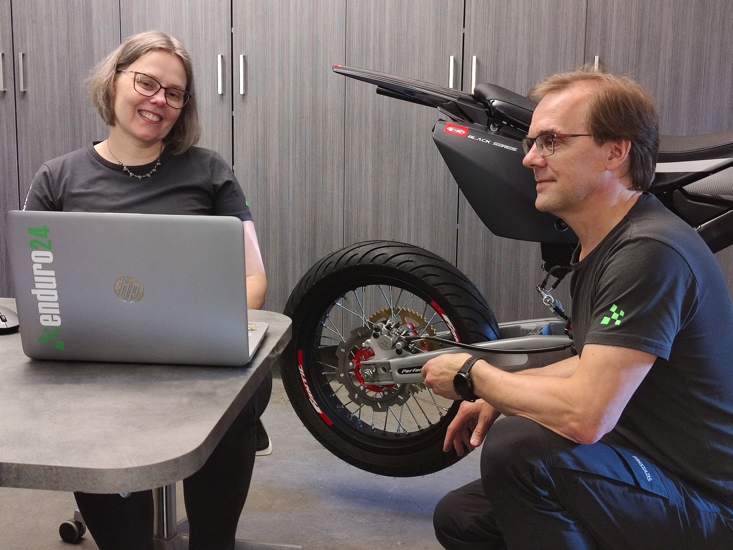 Minna ja Seppo Timlin, enduro24