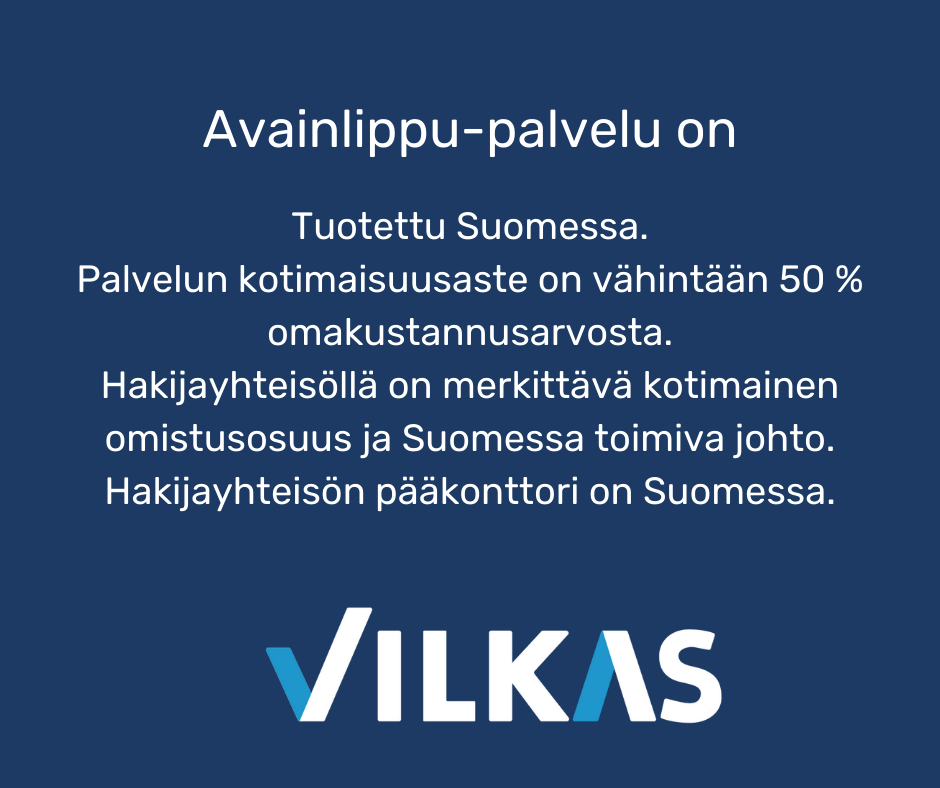Avainlippu-palvelu on, Vilkas (1)
