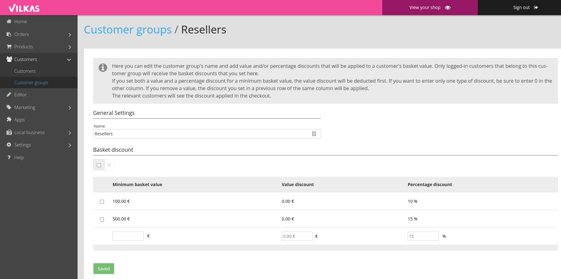 Discount-customer-groups