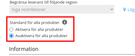 Leverans-begränsa-produkter