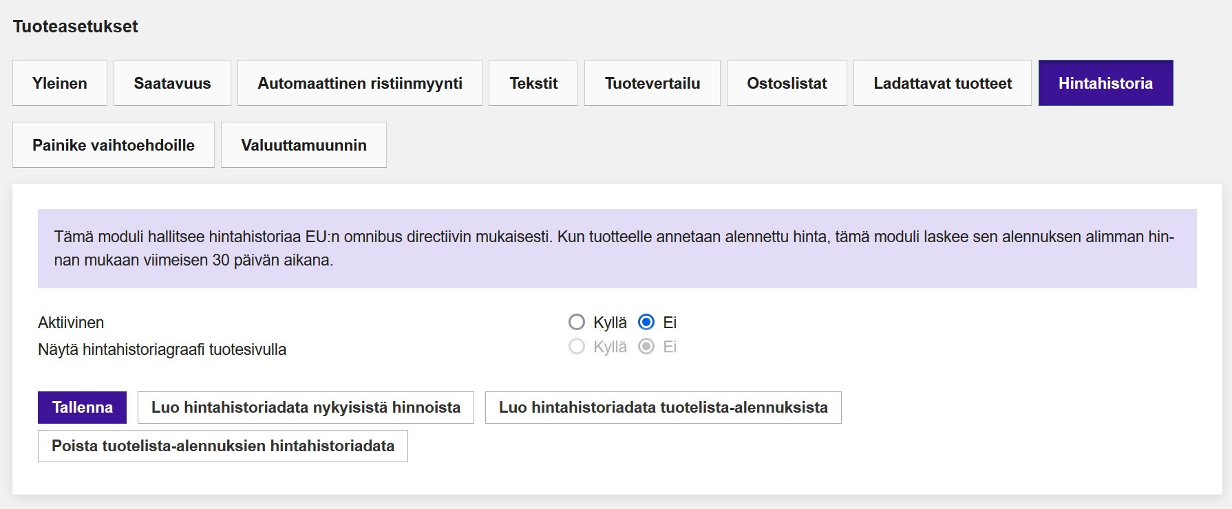 hintahistoria-asetussivu