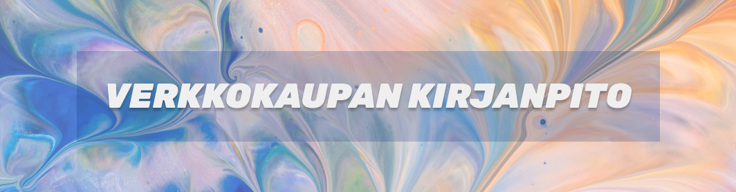 Verkkokaupan kirjanpito, banneri Verkkokaupan kirjanpito, banneri